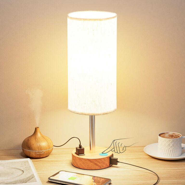 Fenmzee Bedside Table Lamp for Bedroom – 3 Way Dimmable Touc: Why It’s Trending in Home Decor (Throw Pillows & Covers)
