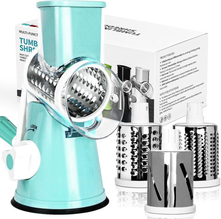 X Home Rotary Cheese Grater for Kitchen, Shredder with 3 Int: Why It’s Trending in Kitchen Essentials (Coffee, Tea & Espresso)