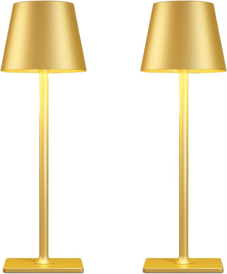 Yogaret 2 Pack Gold Rechargeable Table Lamps,Cordless Lamp w: Why It’s Trending in Home Decor (Throw Pillows & Covers)