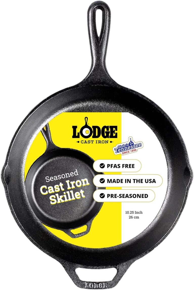 Lodge Seasoned Cast Iron Skillet – PFAS-Free, Non-Toxic Cook: Why It’s Trending in Kitchen Essentials (Food Storage)