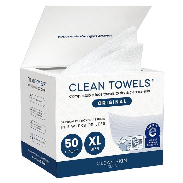 Clean Skin Club Clean Towels XL®, 100% USDA Biobased Face To: Why It’s Trending in Beauty & Skincare (Skin Care)