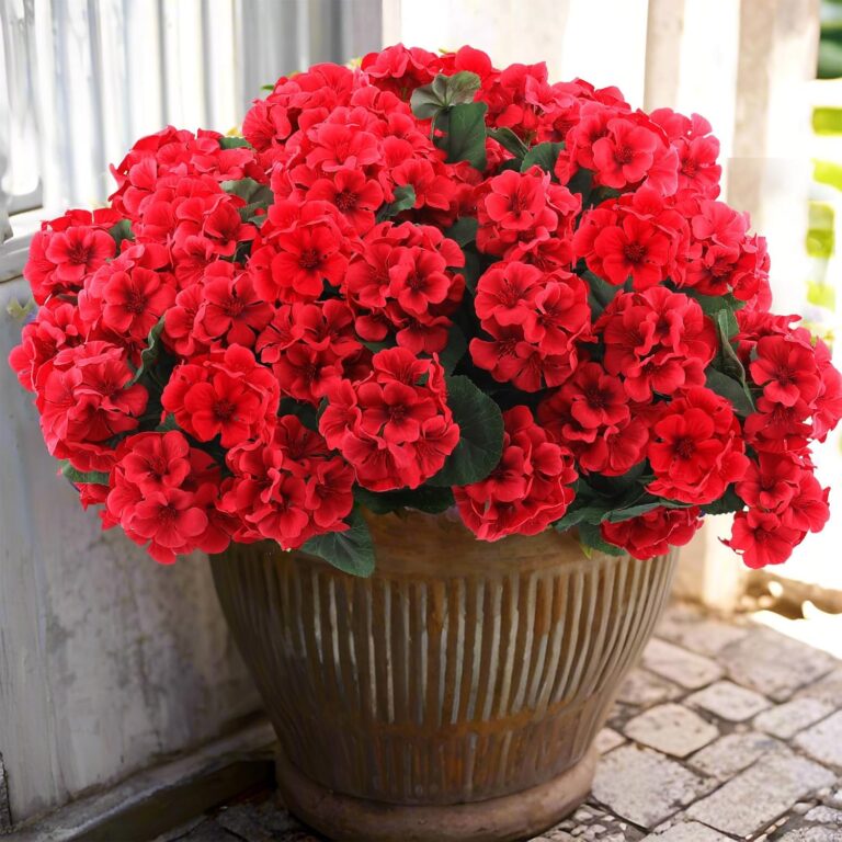 Hananona 6 Pcs Artificial Geranium Flowers for Outdoors Gera: Why It’s Trending in Home Decor (Wall Art)