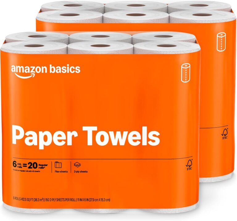 Amazon Basics 2-Ply Flex-Sheets Paper Towels, 12 Basics Roll: Why It’s Trending in Home Decor (Bath)
