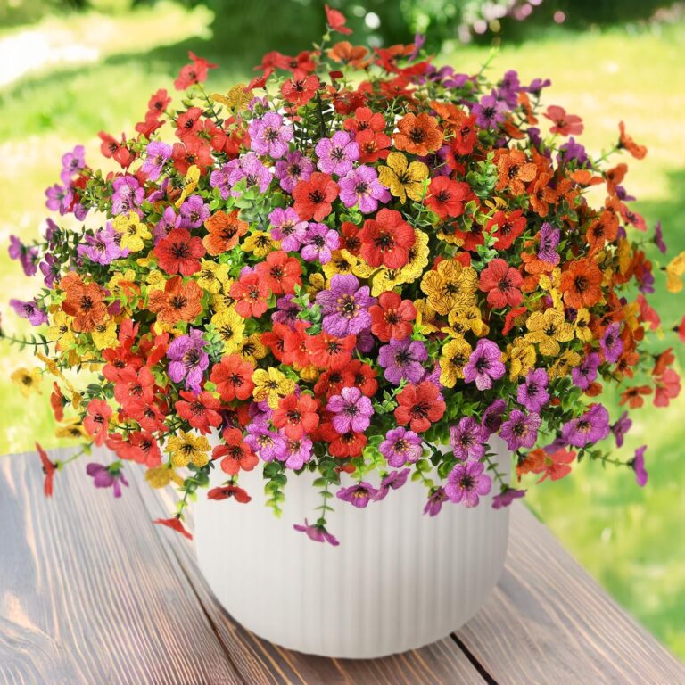 ZFProcess Artificial Flowers Faux Plants Outdoor Fake Flower: Why It’s Trending in Home Decor (Wall Art)