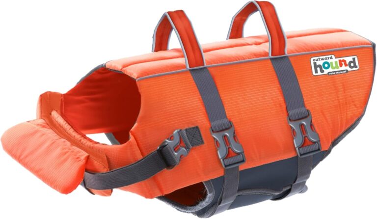 Outward Hound Granby Splash Orange Dog Life Jacket, Medium: Why It’s Trending in Pet Finds (Cat Supplies)