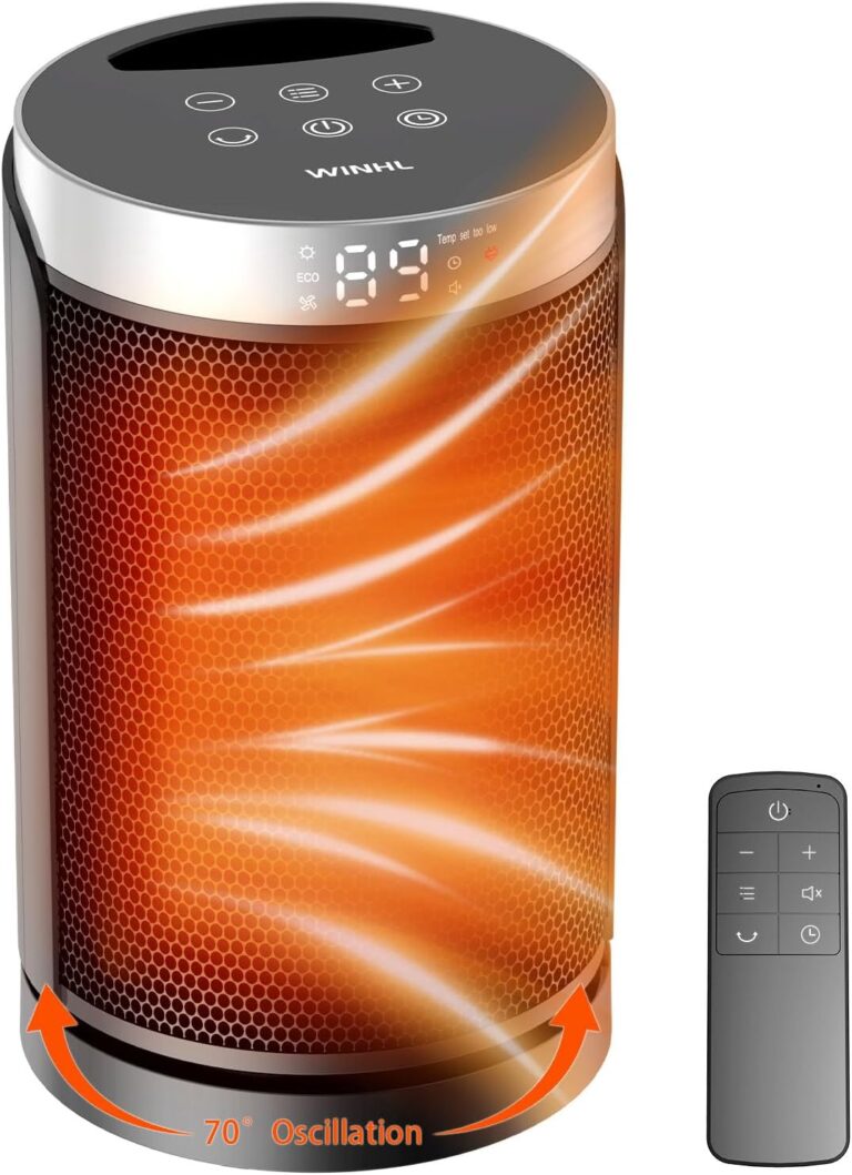 Space Heater, WINHL Small Portable Electric Heaters for Indo: Why It’s Trending in Clean Living (Laundry)