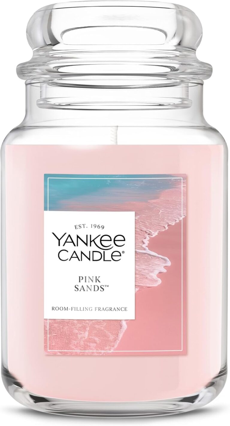 Yankee Candle Pink Sands Scented Candle, 22oz Large Jar with: Why It’s Trending in Self-Care & Cozy (Candles)