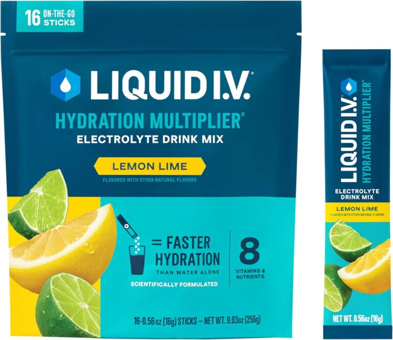 Liquid I.V.® Hydration Multiplier – Lemon Lime | Electrolyte: Why It’s Trending in Health & Wellness (Vitamins & Supplements)