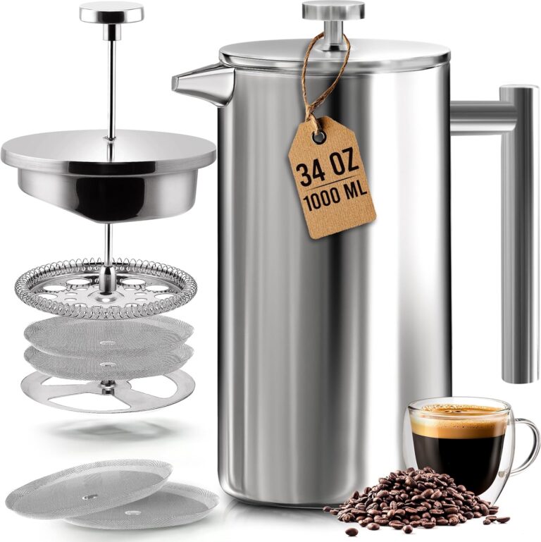 Utopia Kitchen 304 Grade Stainless Steel French Press Coffee: Why It’s Trending in Kitchen Essentials (Small Appliances)