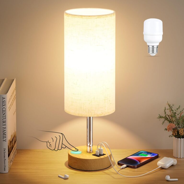 Dicoool Touch Bedside Table Lamp with USB – 3 Way Dimmable W: Why It’s Trending in Home Decor (Throw Pillows & Covers)