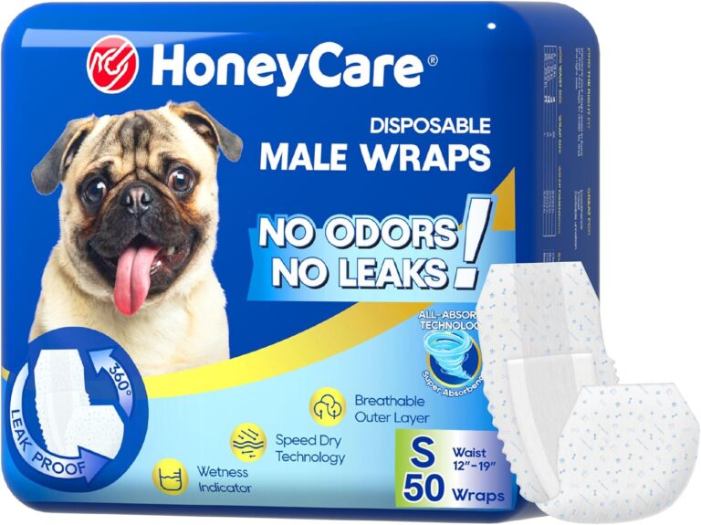 HONEY CARE All-Absorb A26 Male Dog Wrap, 50 Count, Small: Why It’s Trending in Pet Finds (Dog Supplies)