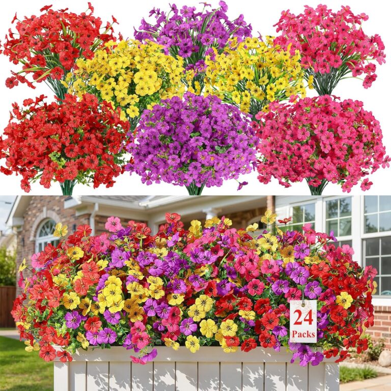 Alupssuc 24 Bundles Artificial Flowers for Outdoors Decorati: Why It’s Trending in Home Decor