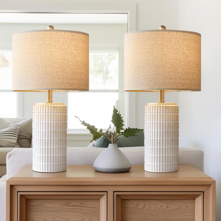 PoKat 23" Modern Ceramic Table Lamp Set of 2 for Living: Why It’s Trending in Home Decor