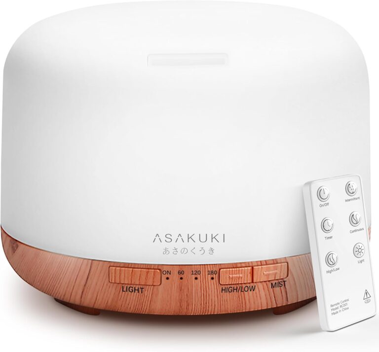 ASAKUKI Essential Oil Diffuser for Home, 500ML Aromatherapy : Why It’s Trending in Self-Care & Cozy