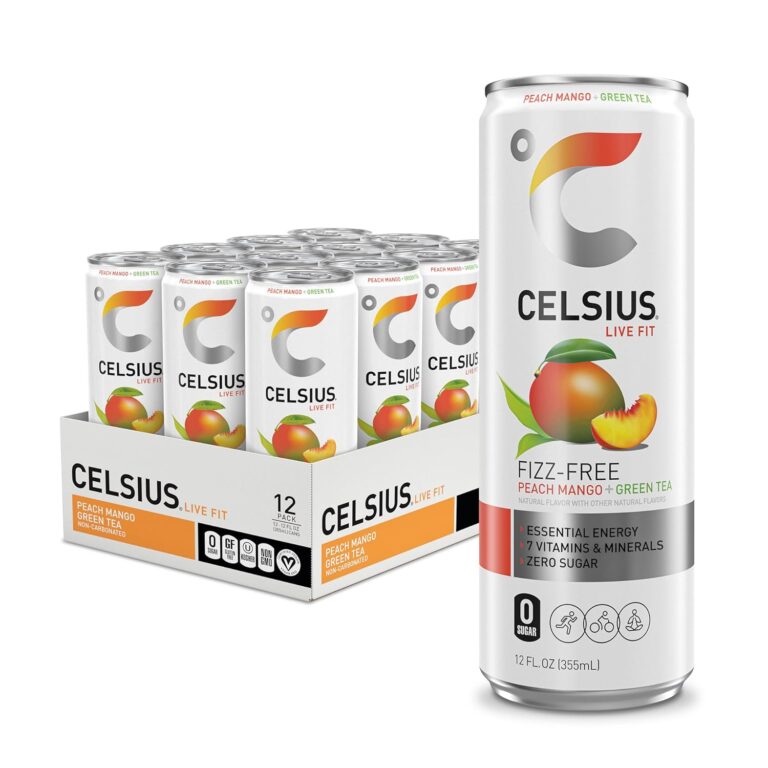 CELSIUS Fizz Free Peach Mango Green Tea, Sugar Free Energy D: Why It’s Trending in Clean Living