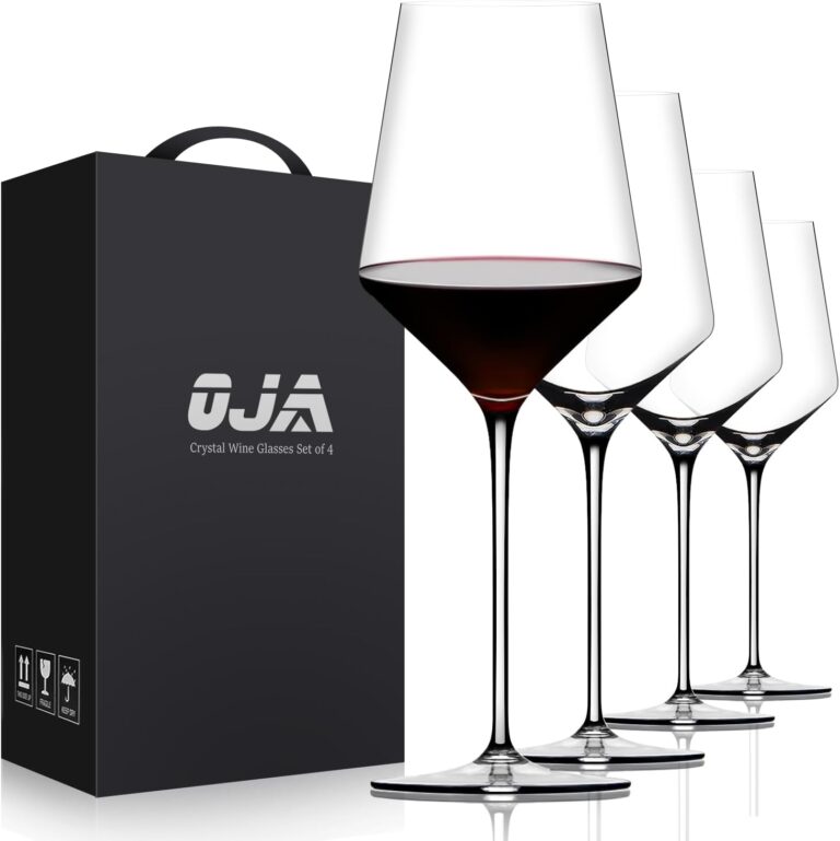 Red Wine Glasses Set of 4, Premium Crystal Wine Glasses Hand: Why It’s Trending in Kitchen Essentials