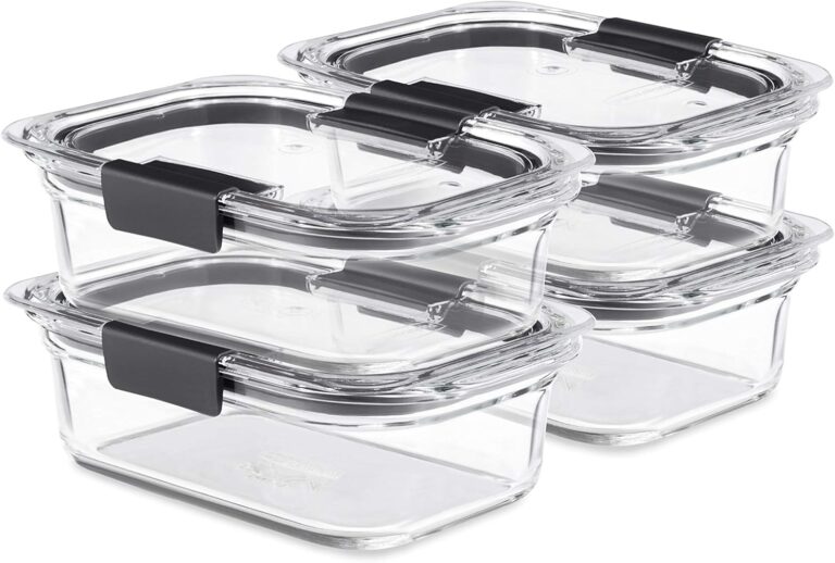 Rubbermaid Brilliance Glass Food Storage Containers, 3.2 Cup: Why It’s Trending in Clean Living
