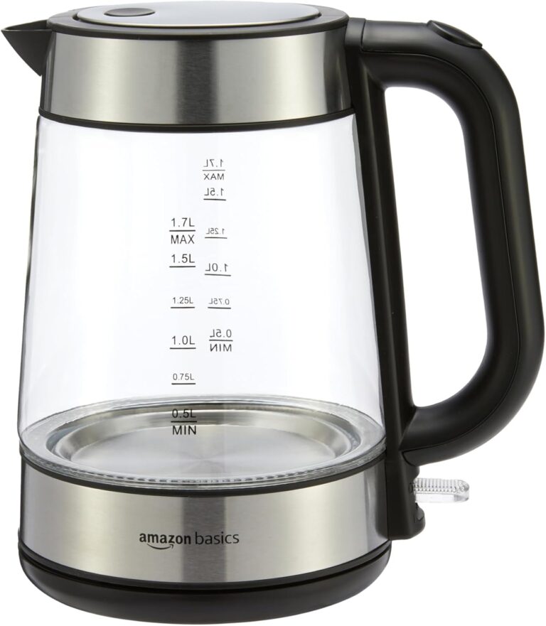 Amazon Basics Electric Kettle with Glass Carafe for Tea and : Why It’s Trending in Kitchen Essentials