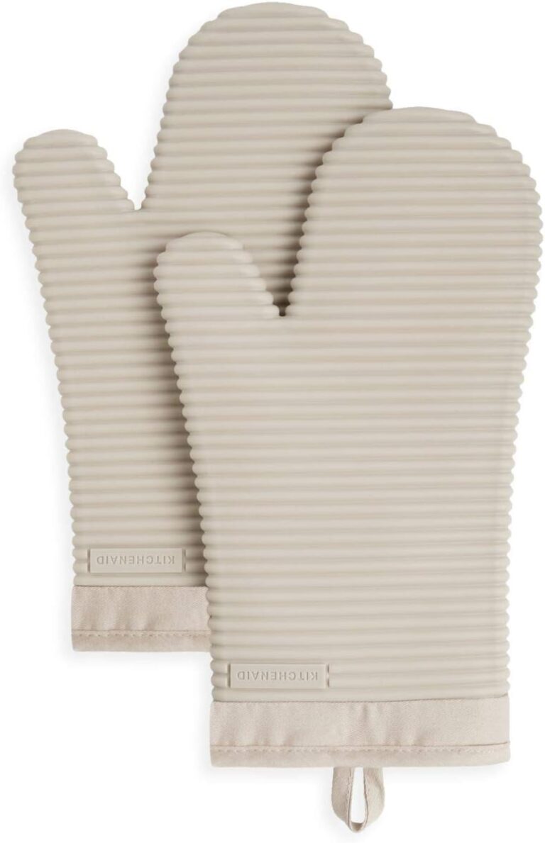 KITCHENAID Ribbed Soft Silicone Oven Mitt 2-Pack Set, 7.5&qu: Why It’s Trending in Kitchen Essentials