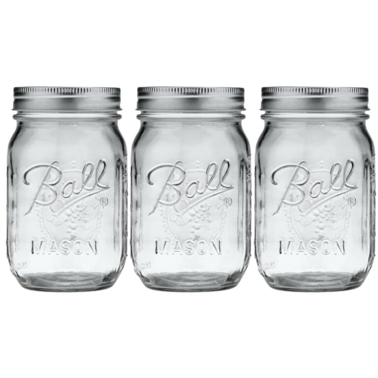 Ball Glass Mason Jar, Regular Mouth, Pint Size, 16 OZ (Pack : Why It’s Trending in Kitchen Essentials