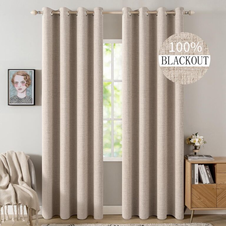 MIULEE 100% Blackout Linen Textured Curtains for Bedroom Sol: Why It’s Trending in Home Decor