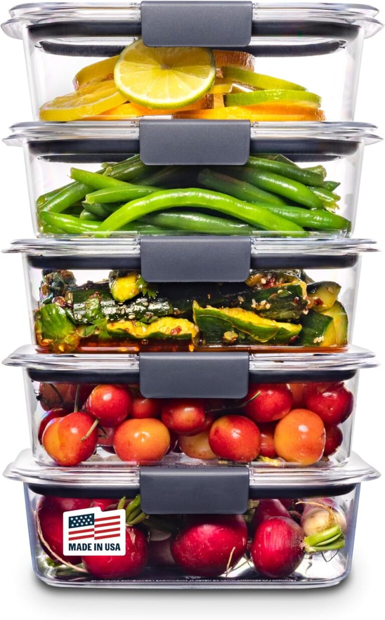Rubbermaid Brilliance Tritan Plastic Food Storage Containers: Why It’s Trending in Clean Living