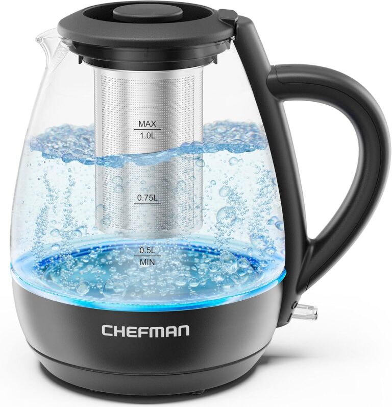 Chefman Electric Kettle with Tea Infuser, Compact 1L (4 Cups: Why It’s Trending in Kitchen Essentials