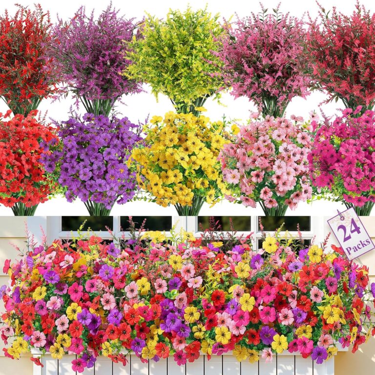 SHareconn 24 Bundles Artificial Flowers for Outdoors Decorat: Why It’s Trending in Home Decor