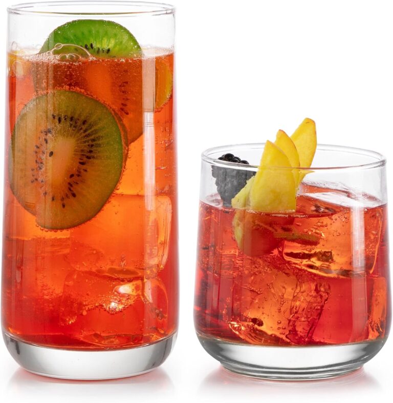 Libbey Ascent Tumbler and Rocks Drinking Glasses Set of 16, : Why It’s Trending in Kitchen Essentials