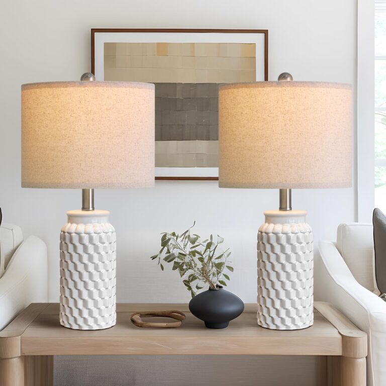 USumkky 20.5" White Modern Ceramic Bedside Lamps Set of: Why It’s Trending in Home Decor