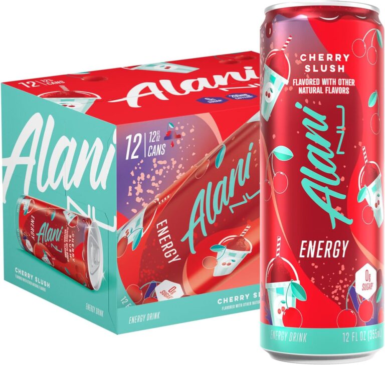 Alani Nu CHERRY SLUSH Ice Sugar Free, Low Calorie Energy Dri: Why It’s Trending in Clean Living (Household Cleaning)