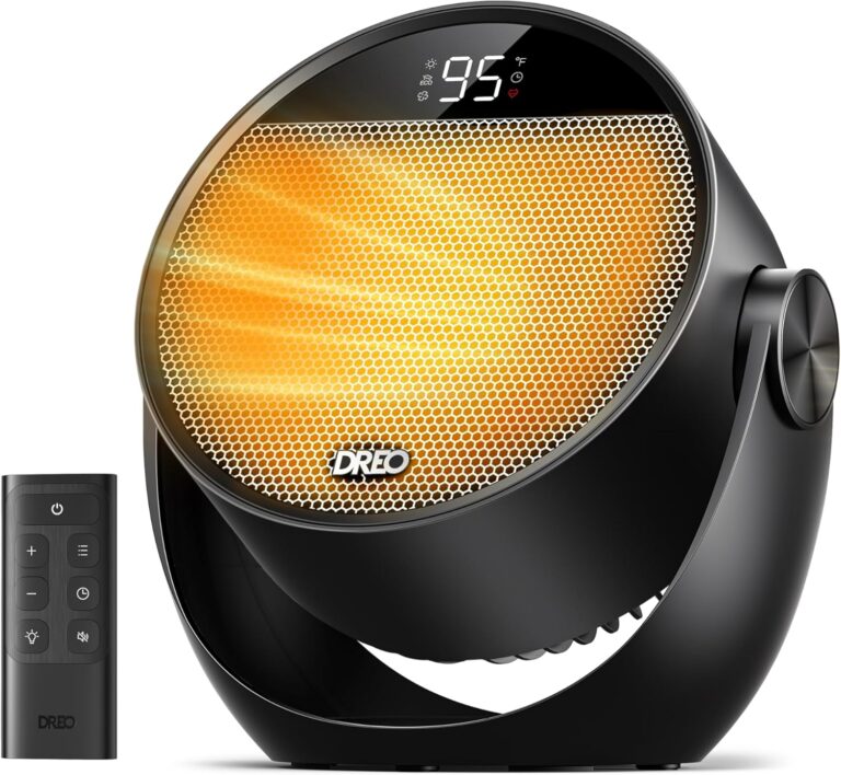 DREO Space Heater 1500W, 60° Adjustable Tilt, 10.5ft/s Porta: Why It’s Trending in Clean Living (Laundry)