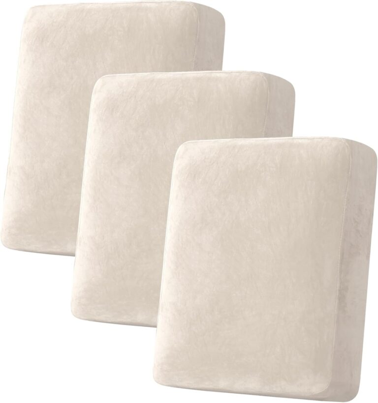 H.VERSAILTEX Velvet Stretch Couch Cushion Cover Plush Cushio: Why It’s Trending in Organization (Closet Storage & Organization)
