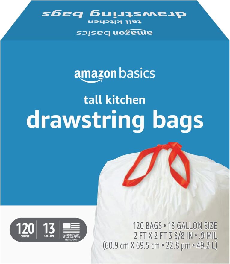 Amazon Basics Tall Kitchen Drawstring Trash Bags, Sturdy and: Why It’s Trending in Home Decor