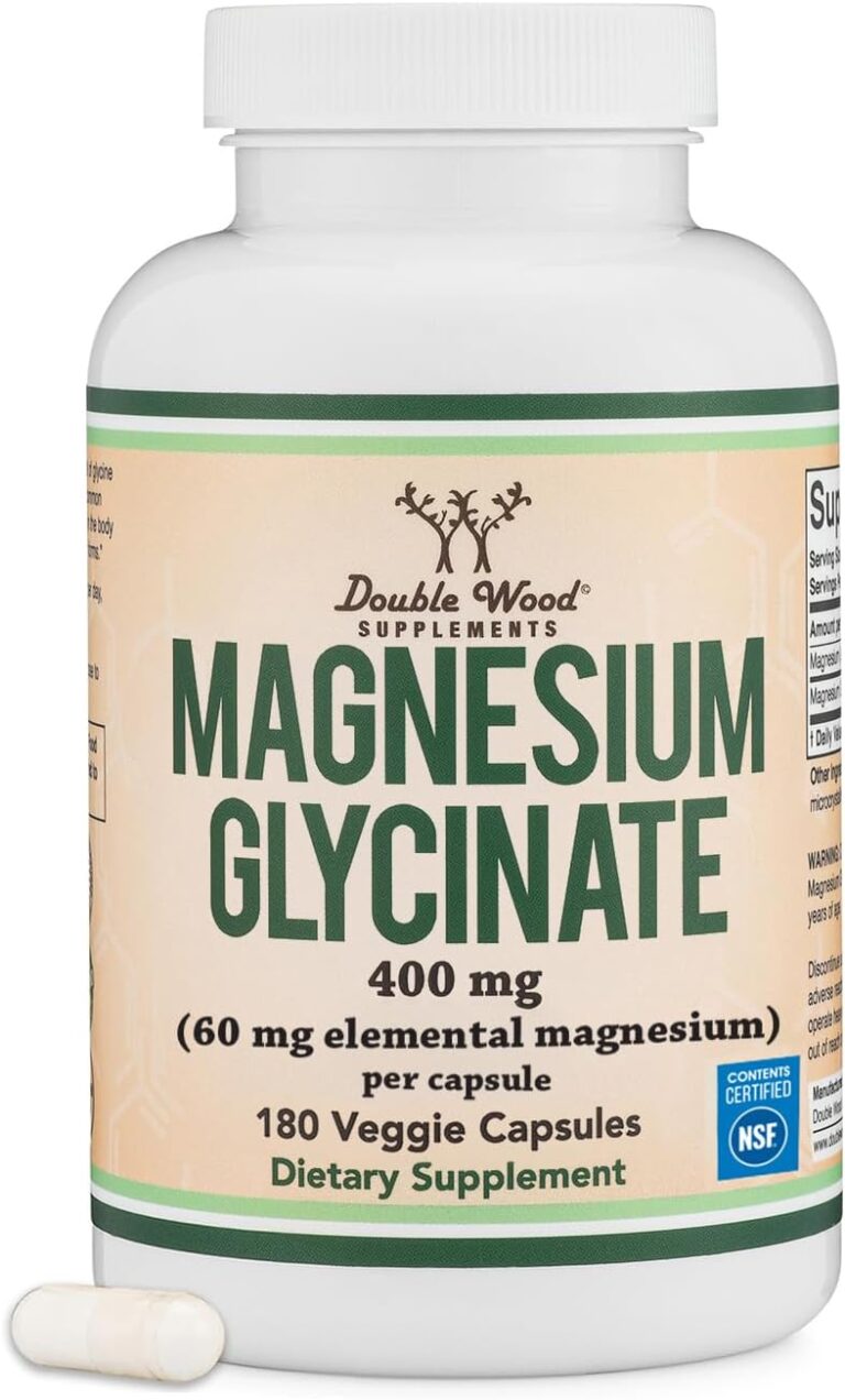 Magnesium Glycinate 400mg | 180 Capsules | Sleep, Muscle, &a: Why It’s Trending in Health & Wellness