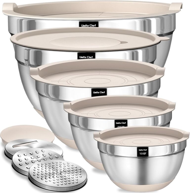 Umite Chef Mixing Bowls with Airtight Lids Set, 8PCS Stainle: Why It’s Trending in Kitchen Essentials