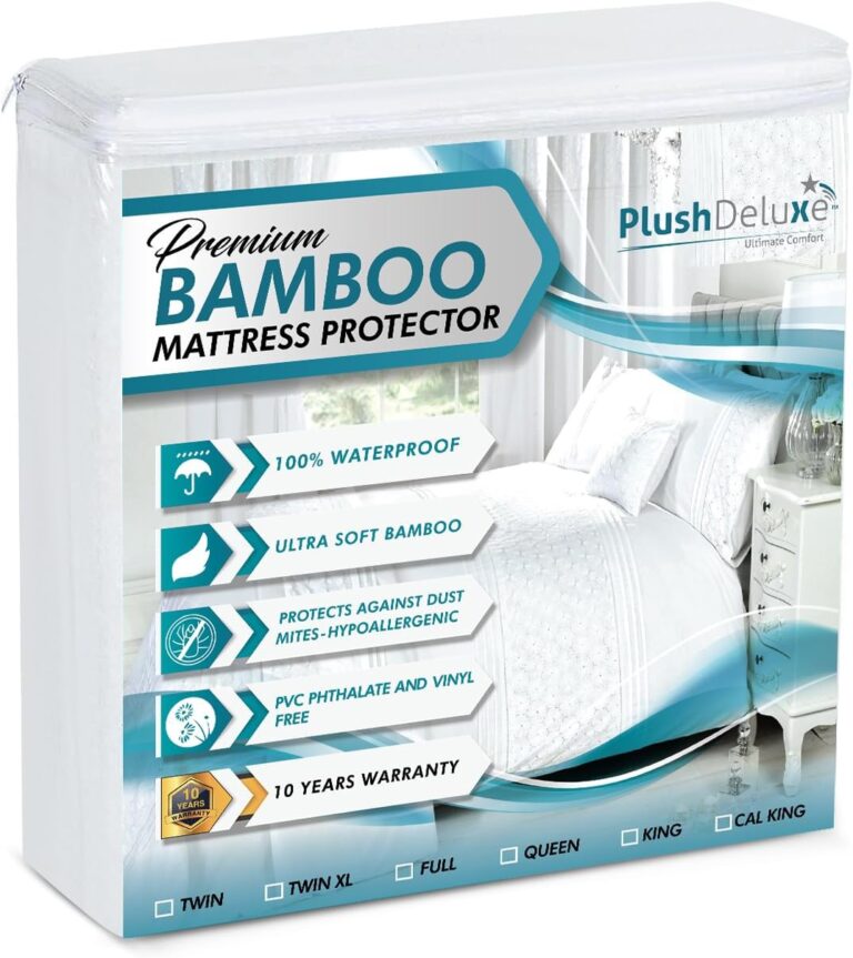 PlushDeluxe Premium Bamboo Mattress Protector – Queen Size, : Why It’s Trending in Home Decor