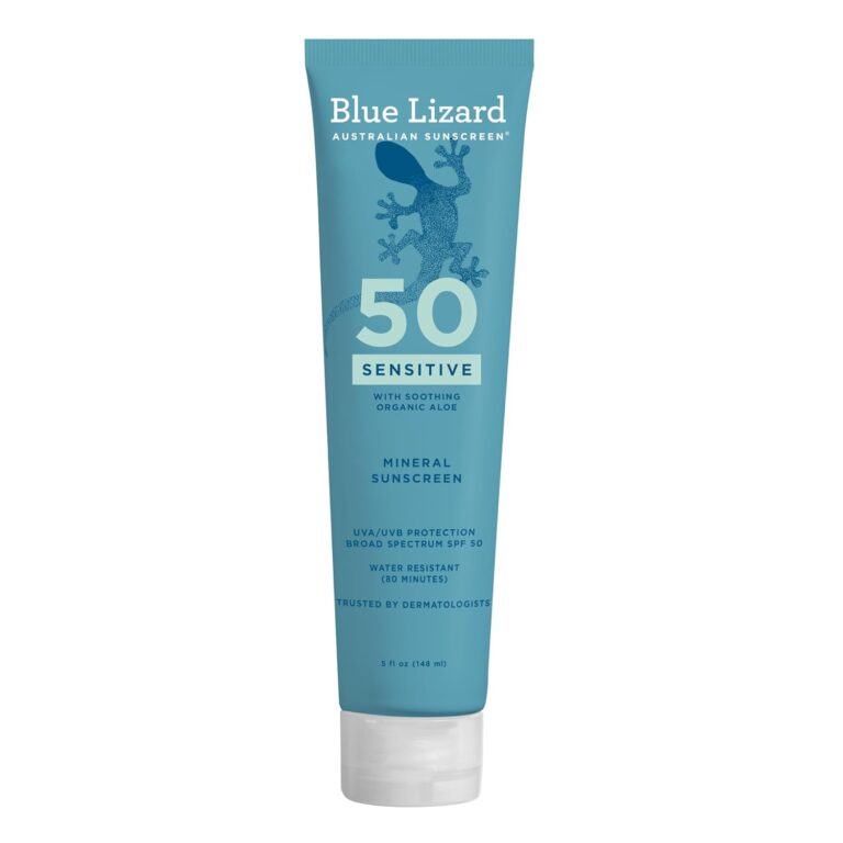 Blue Lizard Sensitive Mineral SPF 50 Sunscreen Lotion, 100% : Why It’s Trending in Beauty & Skincare