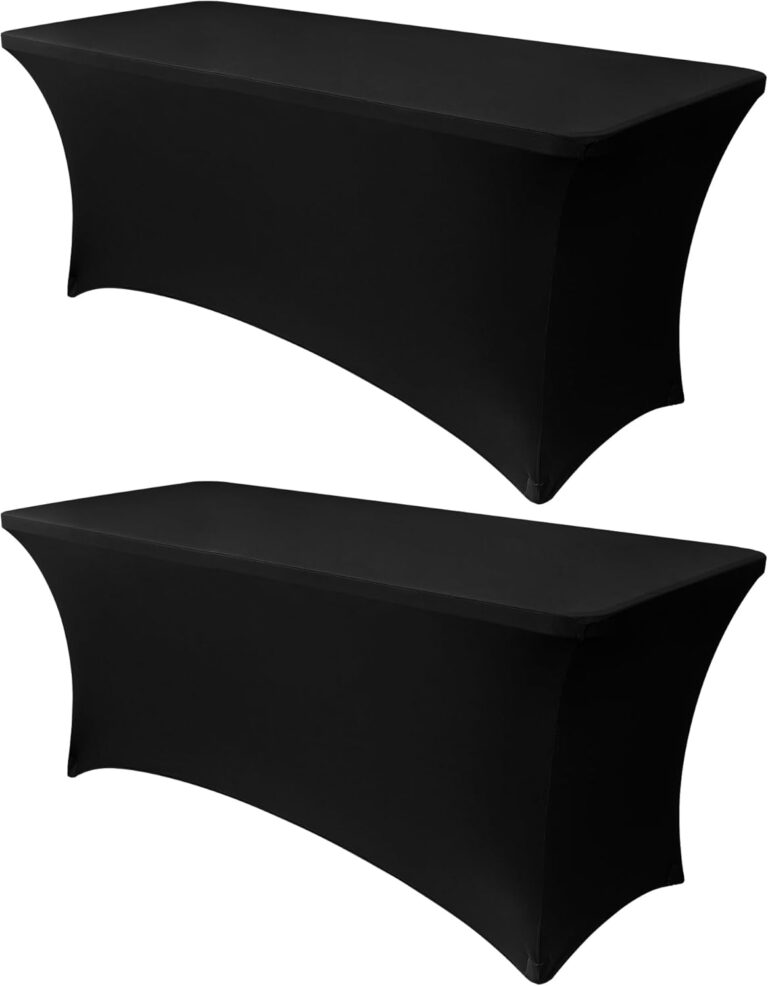 Obstal 6ft Stretch Black Spandex Table Cloth for Standard Fo: Why It’s Trending in Kitchen Essentials