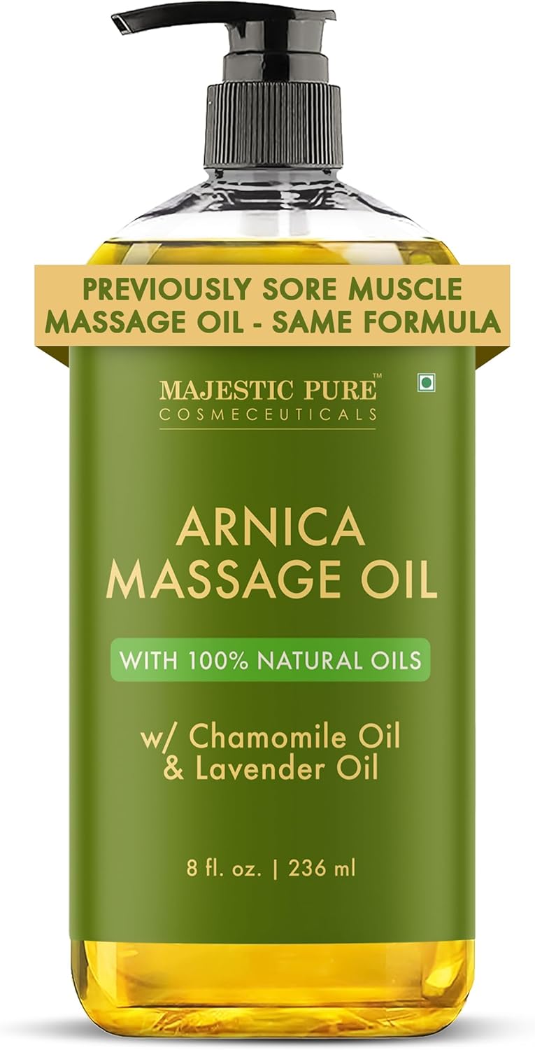 MAJESTIC PURE Arnica Sore Muscle Massage Oil for Massage The: Why It’s Trending in Health & Wellness
