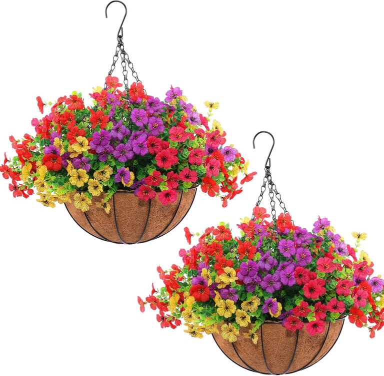 Hananona 2 Set Artificial Outdoor Flowers with Hanging Baske: Why It’s Trending in Home Decor