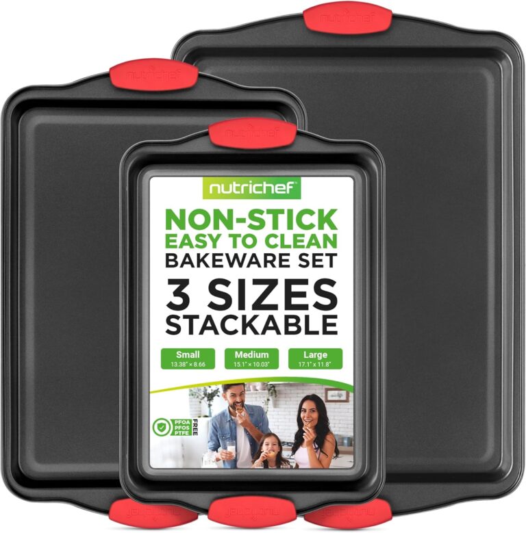 NutriChef 3-Piece Nonstick Kitchen Oven Baking Pans – Premiu: Why It’s Trending in Kitchen Essentials