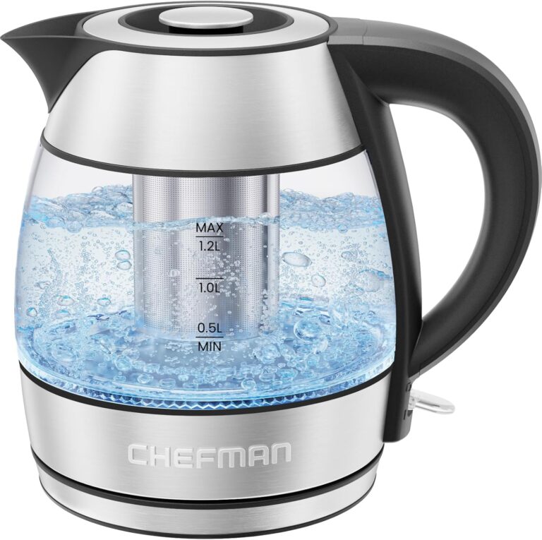 CHEFMAN Electric Kettle – 1.2L 1500W Hot Water Tea Pot with : Why It’s Trending in Kitchen Essentials