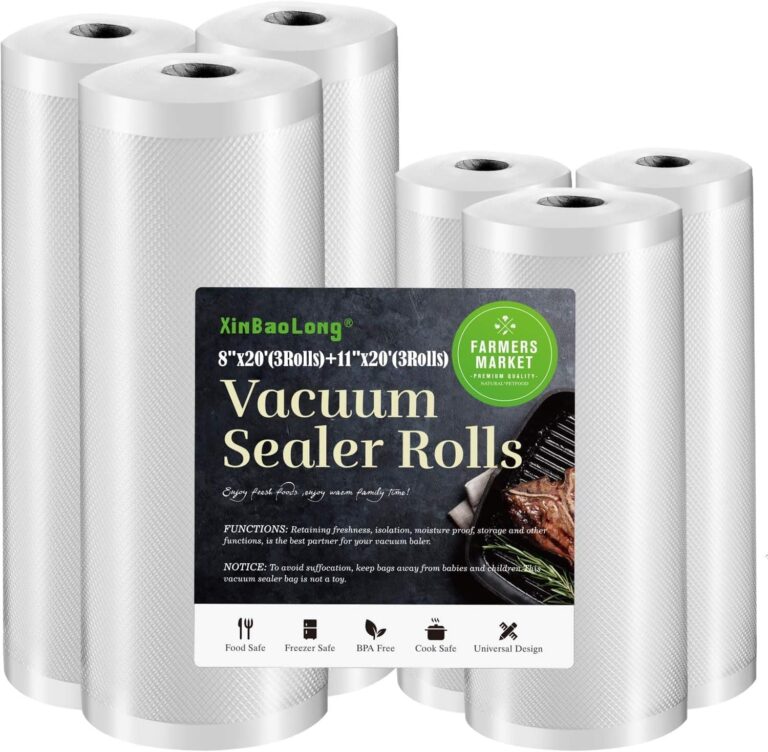 Vacuum Sealer Bags For Food: 6 Pack 3 Rolls 11" x 20&#x: Why It’s Trending in Kitchen Essentials