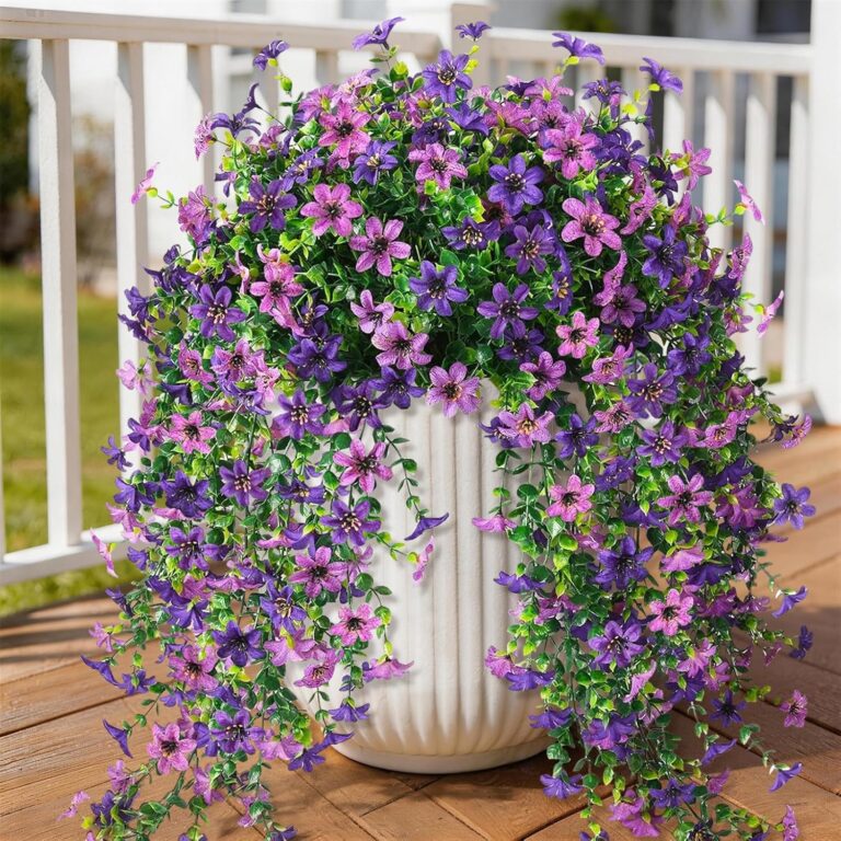 INQCMY Artificial Fake Hanging Flowers Plants for Outdoor Su: Why It’s Trending in Home Decor