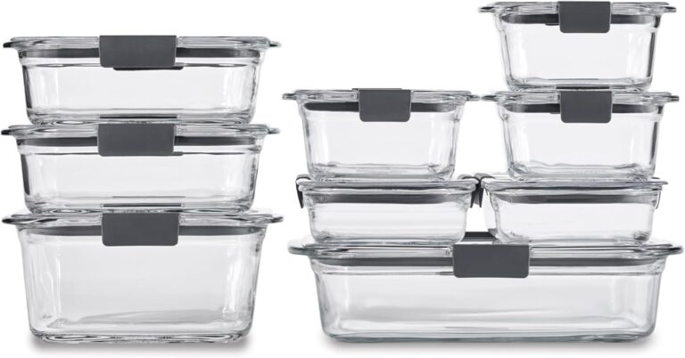 Rubbermaid Brilliance Glass Food Storage Containers, Assorte: Why It’s Trending in Clean Living