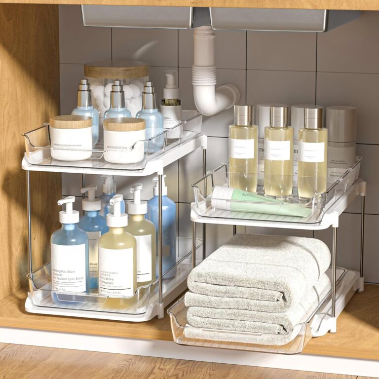 Delamu 2-Tier Multi-Purpose Bathroom Under Sink Organizers a: Why It’s Trending in Clean Living