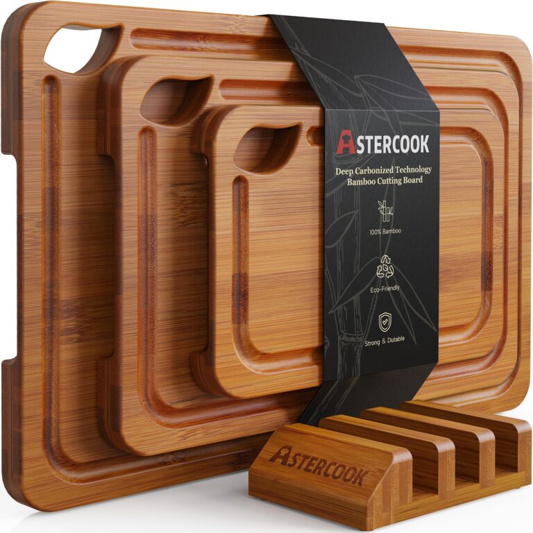 Astercook Deep-Carbonized Bamboo Cutting Boards for Kitchen : Why It’s Trending in Kitchen Essentials