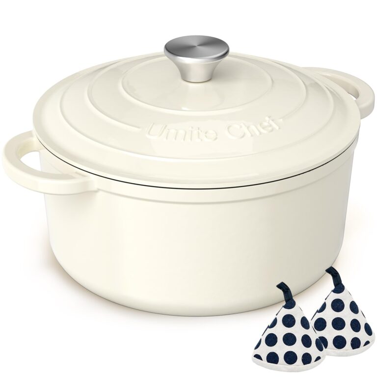 Enameled Cast Iron Dutch Oven – Umite Chef 5QT Pot with Lid : Why It’s Trending in Kitchen Essentials