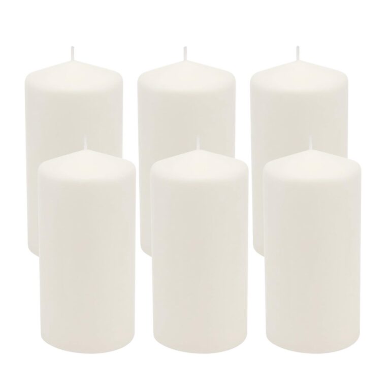 Stonebriar Unscented White Tall Pillar Candles, 65 Hour Burn: Why It’s Trending in Self-Care & Cozy (Candles)
